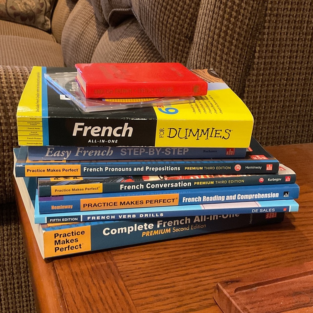 French Language Learning Book Set
